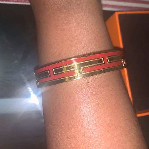 SOLD Authentic Hermès enamel bracelet - Picture 7 of 8